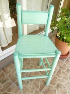 silla verde