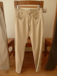 pantalon lino beige
